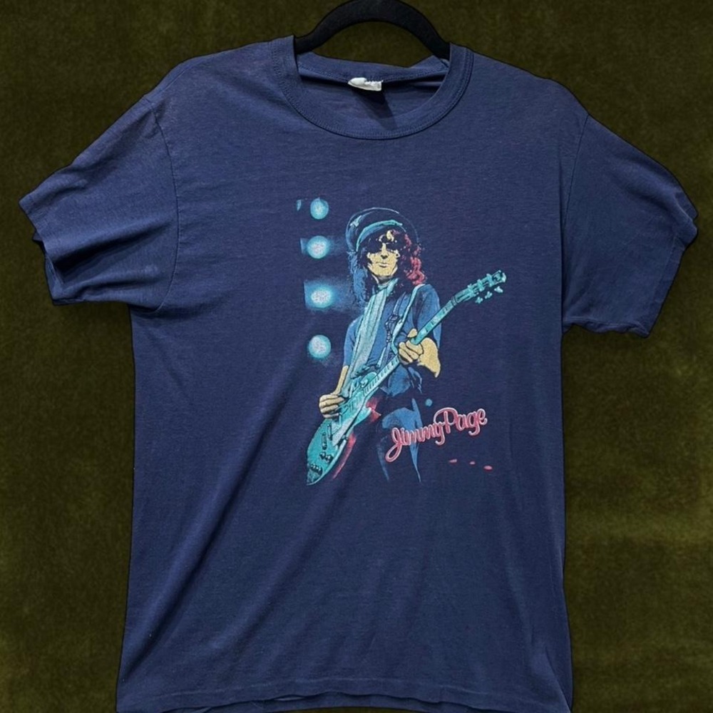 Rare 1985 Jimmy Page The Firm SS Uniform Shirt - Modern S/M